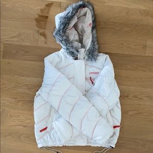 Spyder Ski White Jacket